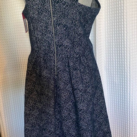 Sparkly Plus Size Dress Dark Blue Black sleeveless 2xl silver accents XXL - Picture 13 of 15